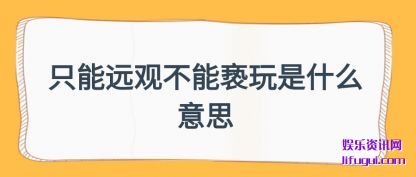 ֻԶ(yuan)۲(bu)(wan)ʲô˼(si)